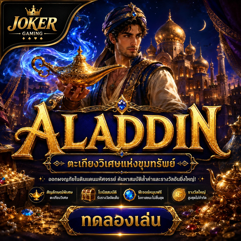 ภาพเกมสล็อต Aladdin
