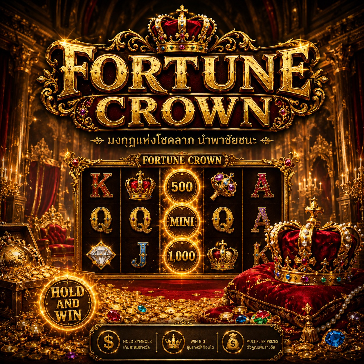 ภาพเกมสล็อต Fortune Crown