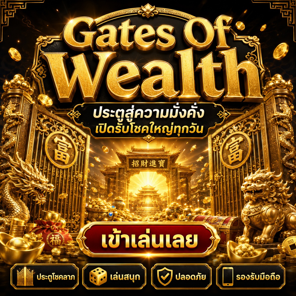 ภาพเกมสล็อต Gates Of Wealth