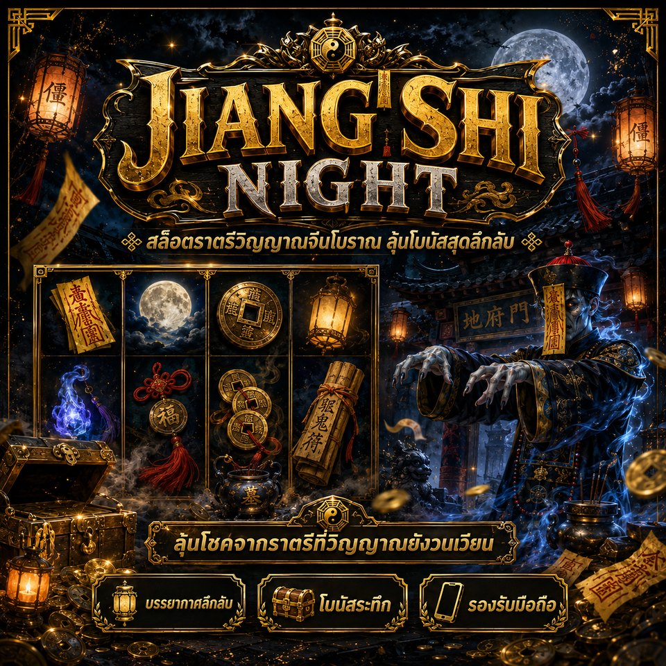 ภาพเกมสล็อต Jiang Shi Night
