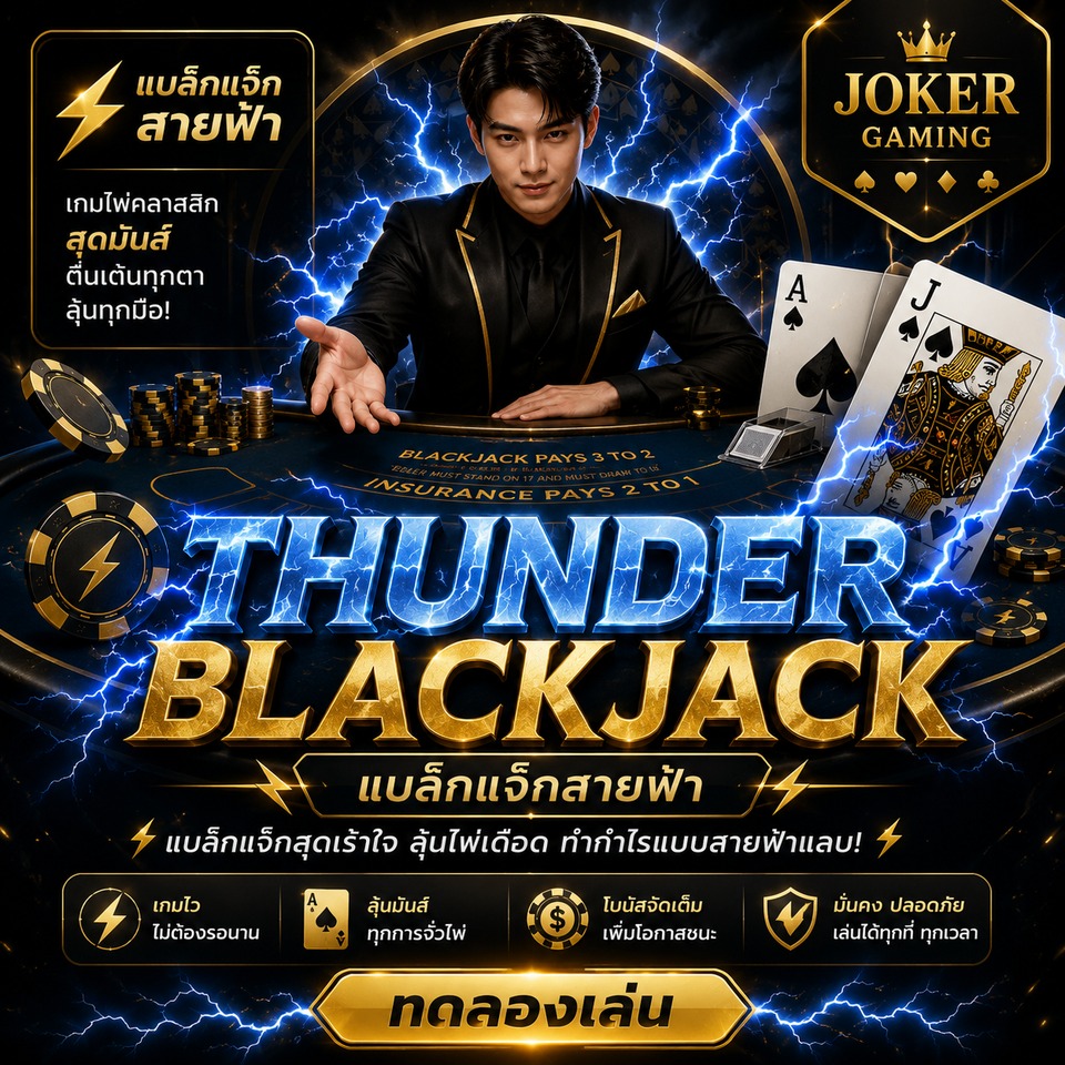 ภาพเกมสล็อต Thunder Blackjack